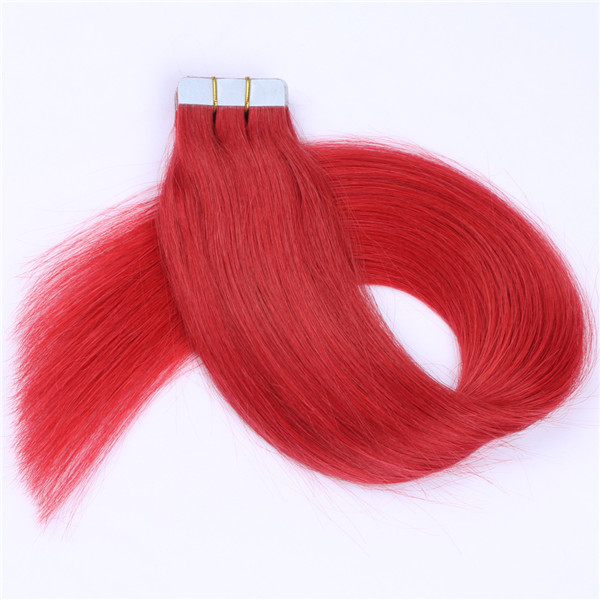 China factory red tape in hair extensions XS095